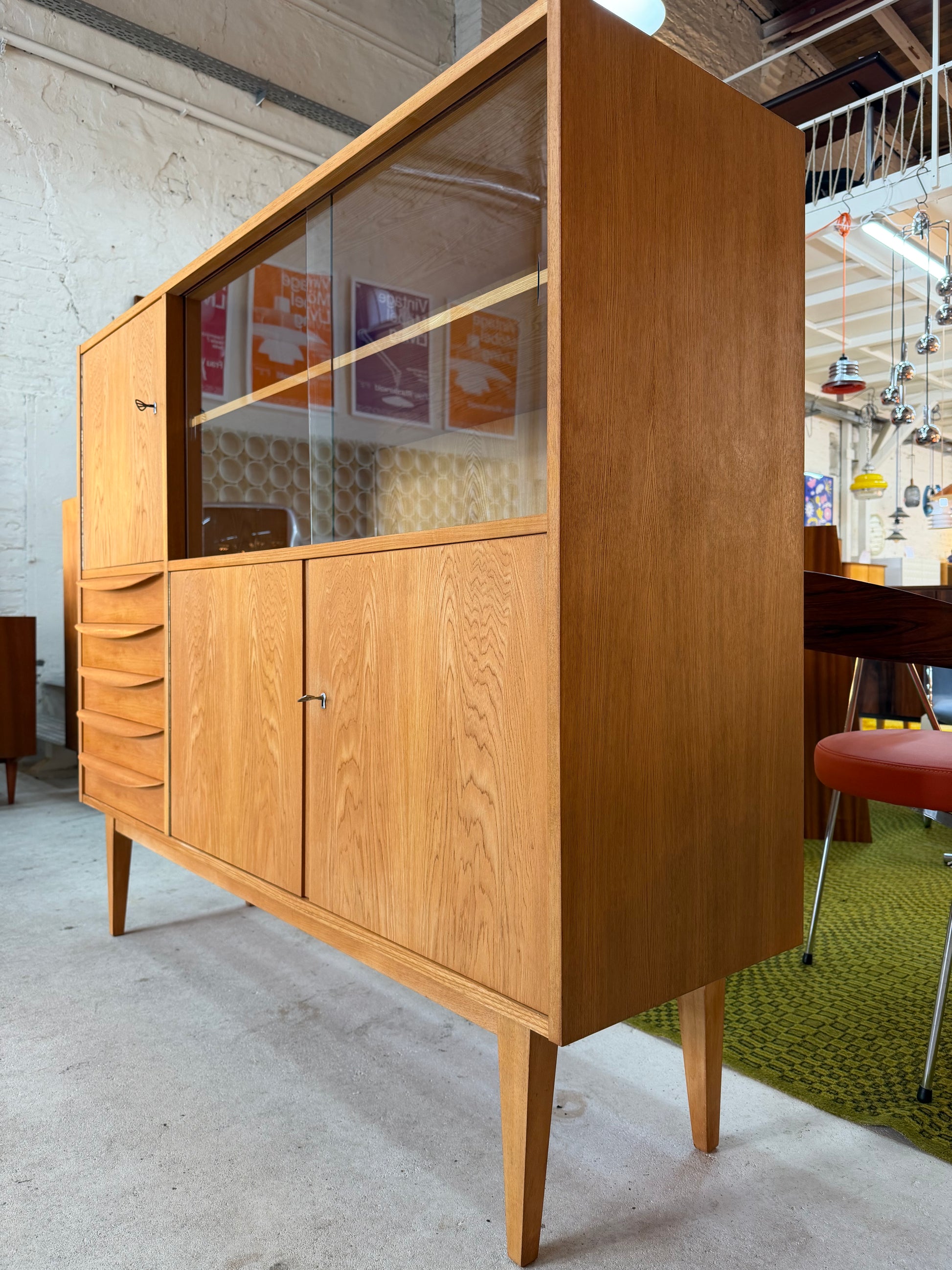 Highboard Typ 602/G Esche von Hellerau