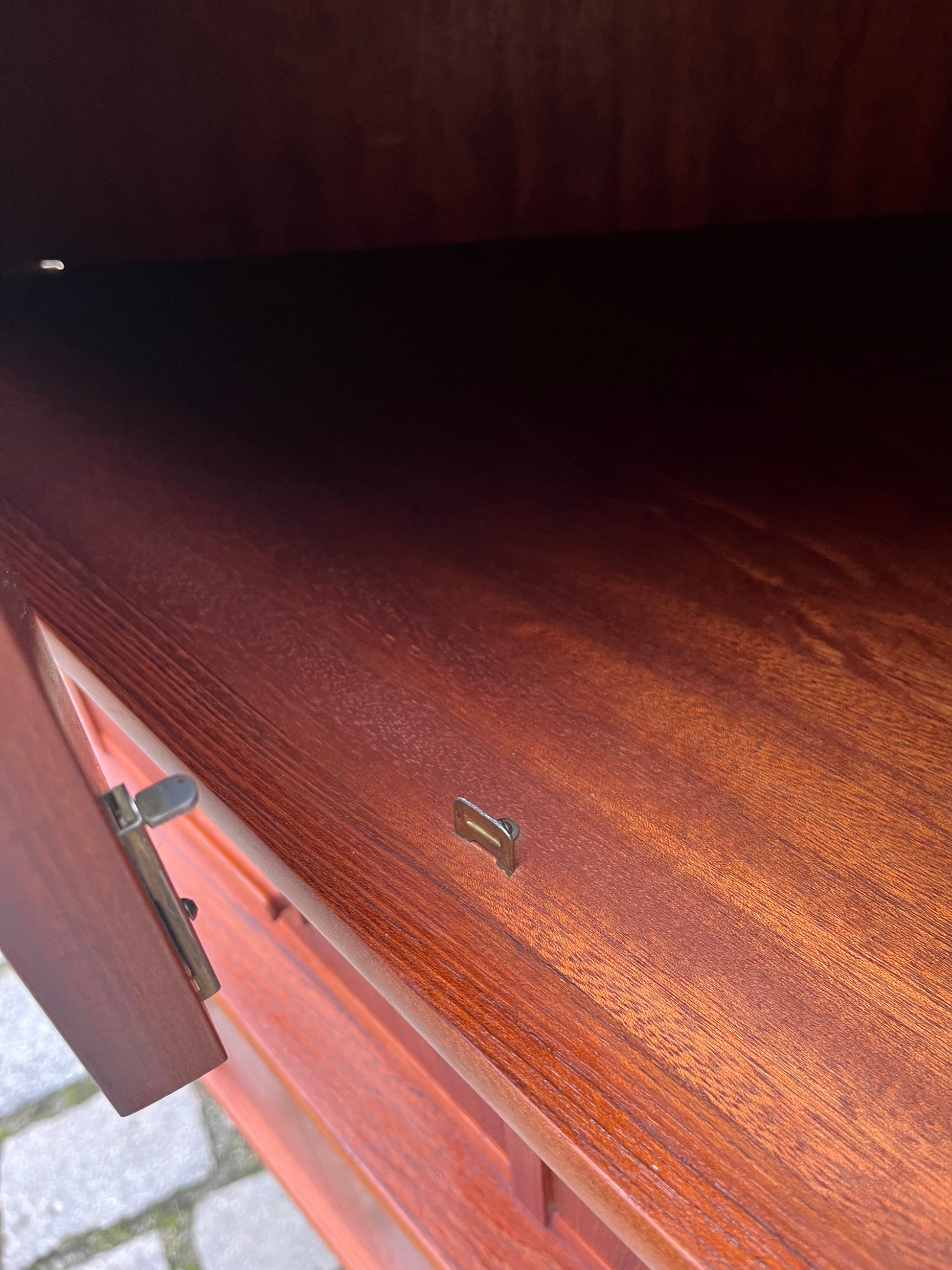 Eckschrank Teak von Aulum Møbelfabrik