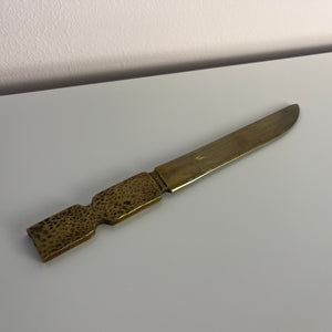 Brieföffner Messing aus Dänemark