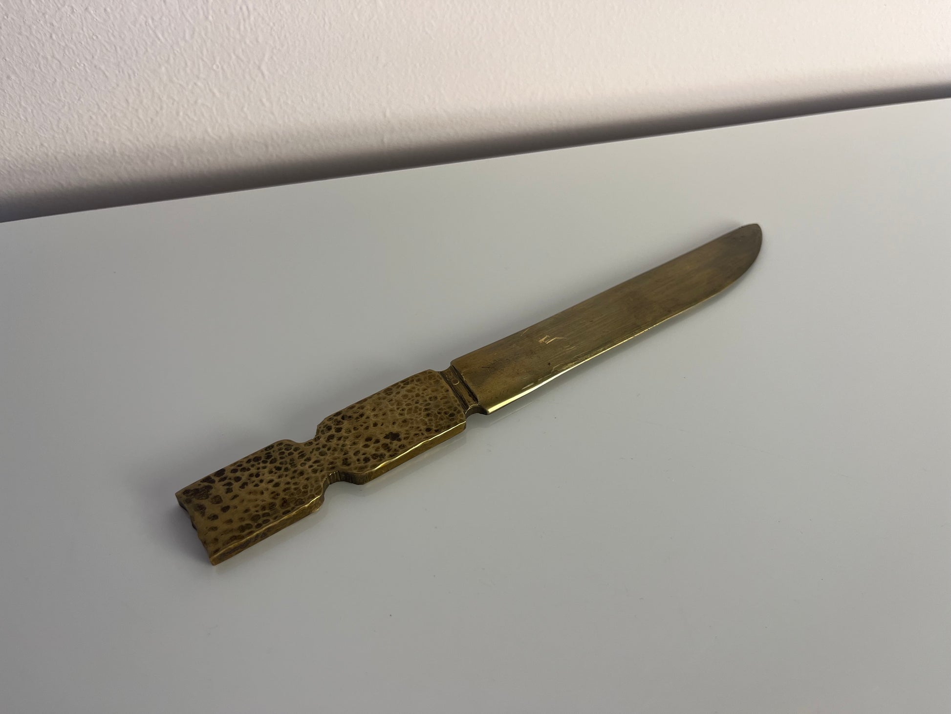 Brieföffner Messing aus Dänemark