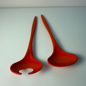 Salatbesteck Typ 2533/2534 rot Melamin von Mepal