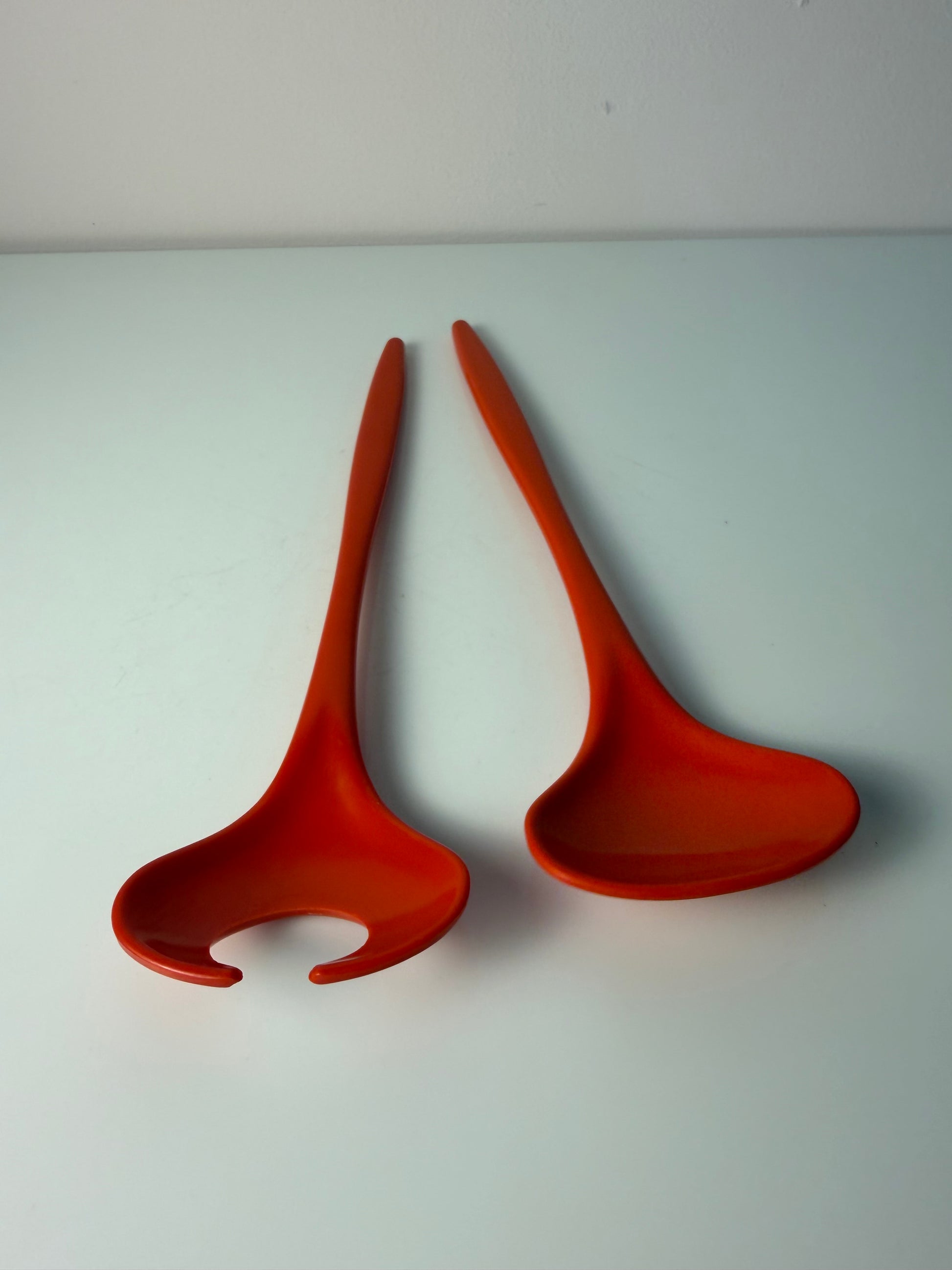 Salatbesteck Typ 2533/2534 rot Melamin von Mepal