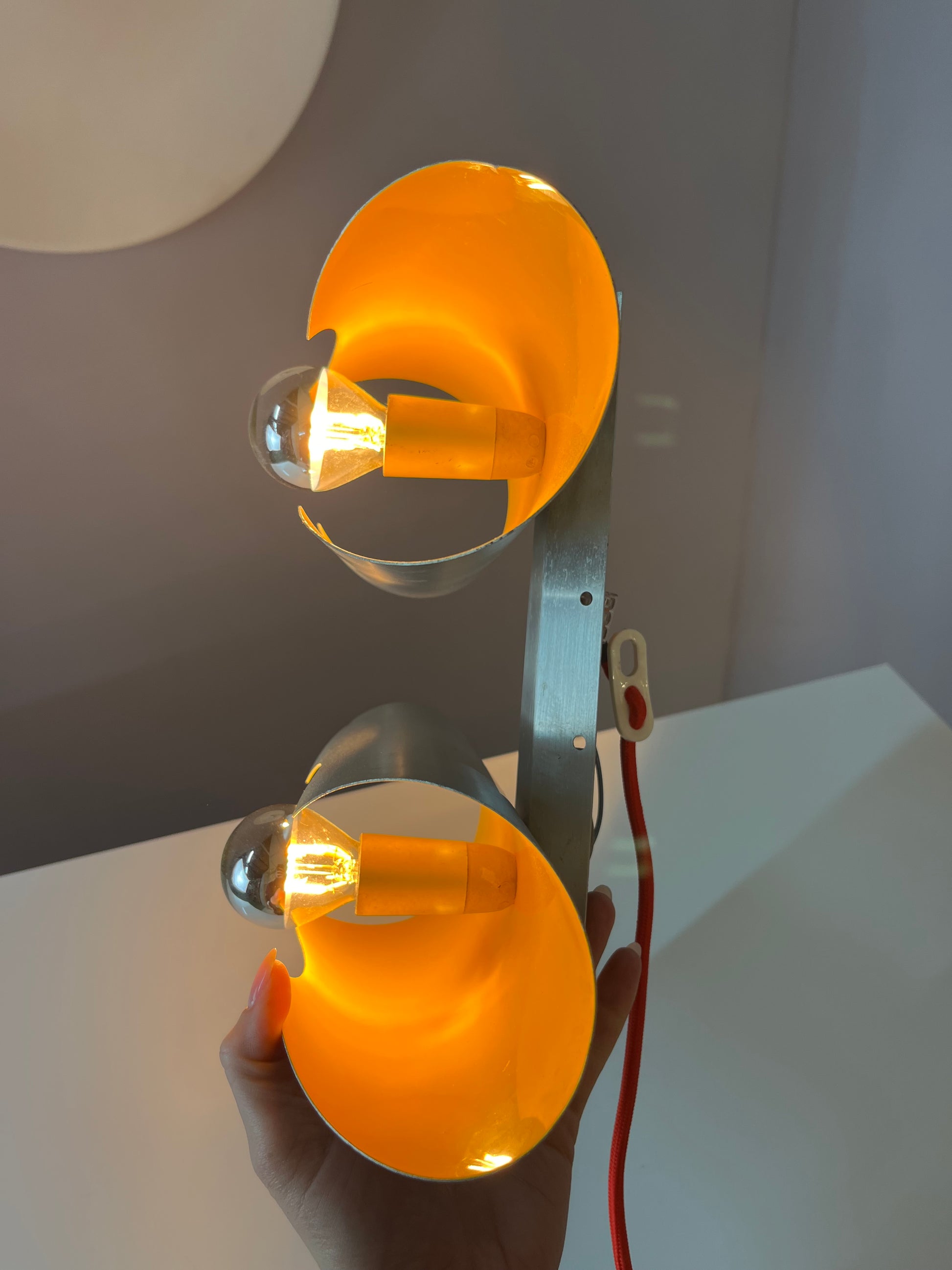 Wandlampe gelb silber von Massive
