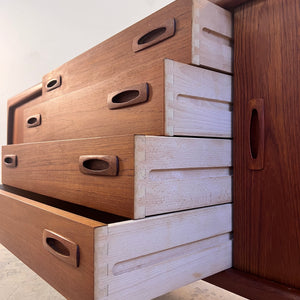 Sideboard Teak von H.P. Hansen - Breite 220 cm