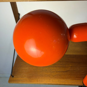 Klemmlampe orange schwarz aus Dänemark