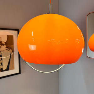 Hängelampe orange Kunststoff von Guzzini