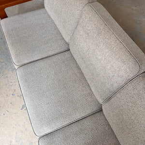3-Sitzer Sofa Teak & Wolle aus Dänemark