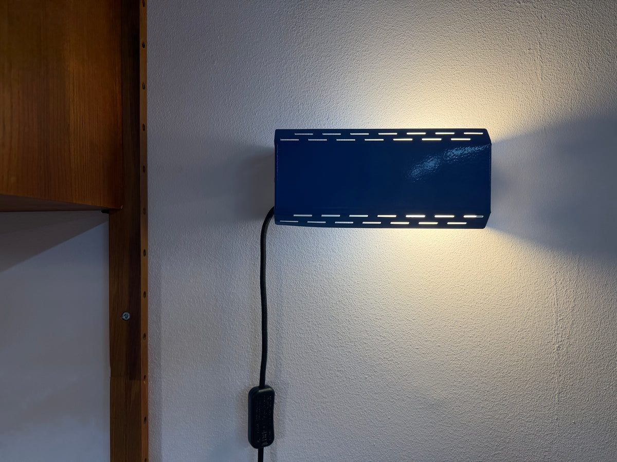 Wandlampe blau weiß von G&G Gramelsbacher