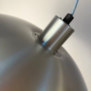 Lamellenlampe PH4/3 silber gebürstet von Poul Henningsen für Louis Poulsen
