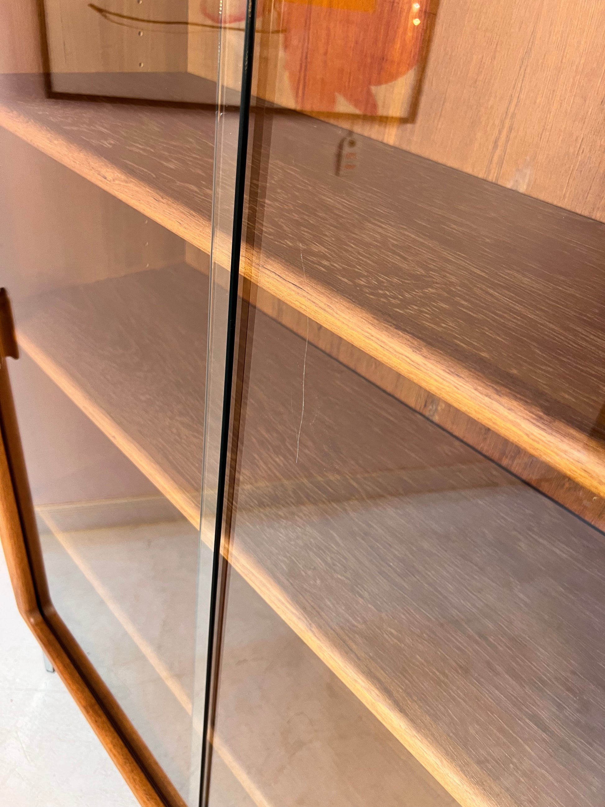 Vitrinenschrank Teak von Silkeborg Møbelfabrik