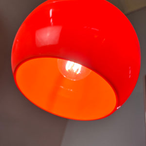 Kugellampe Kunststoff orange