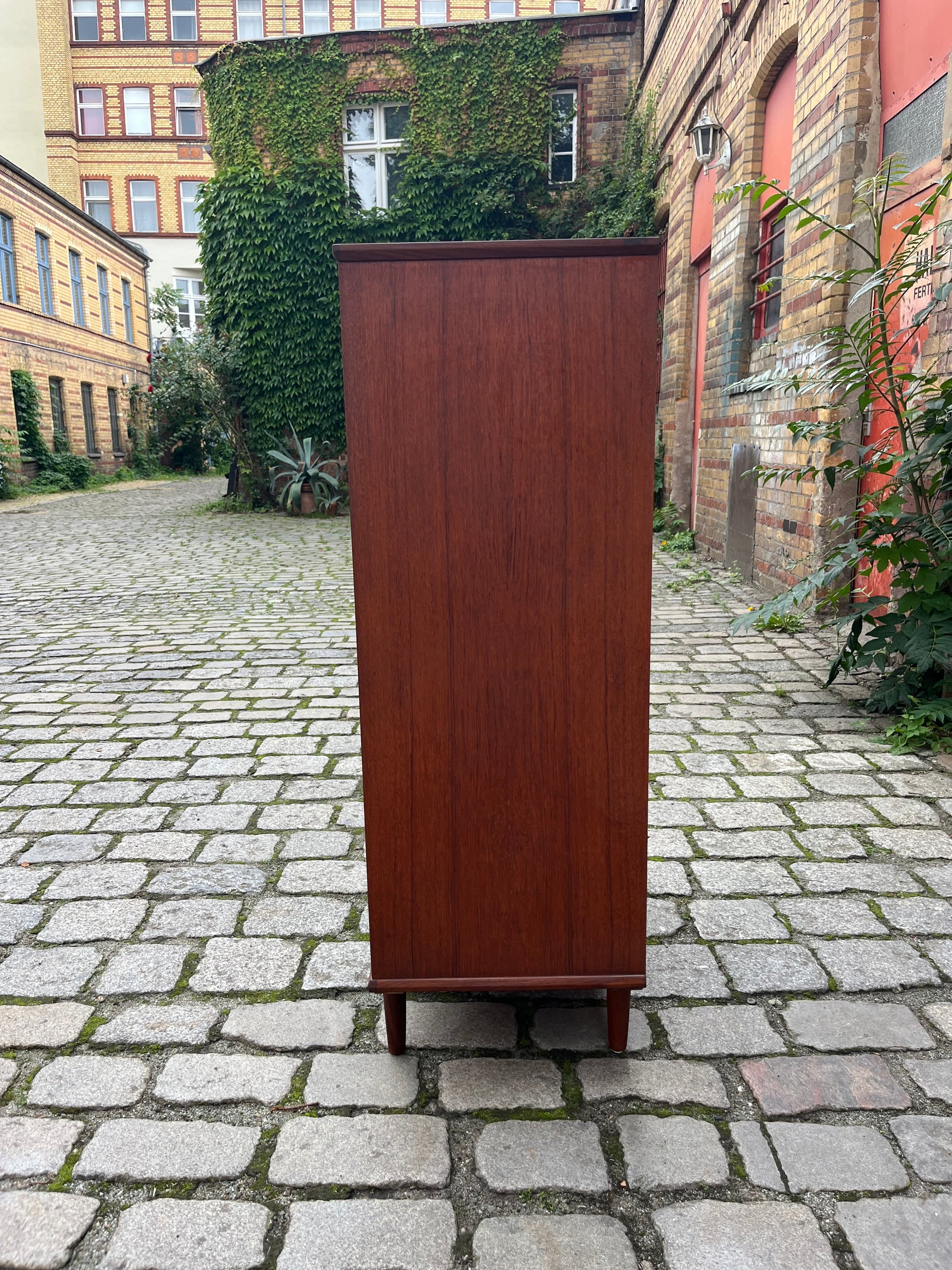 Kommode Tallboy Teak aus Dänemark