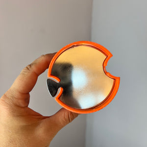 Becher orange von Jean-Pierre Vitrac für Diam
