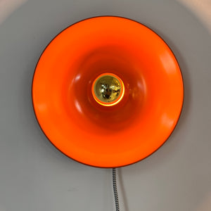 Wandlampe Diskus orange 25 cm von Charlotte Perriand für Honsel