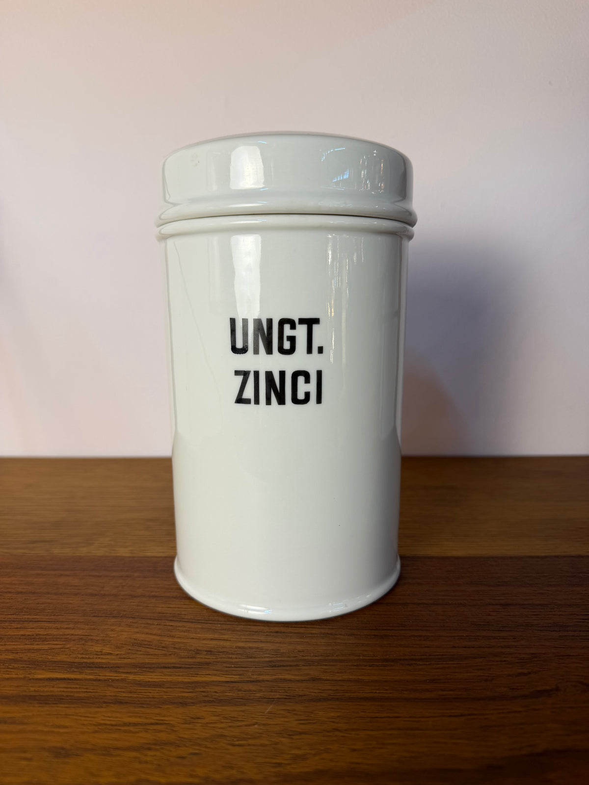 Apothekerdose Ungt. Zinci weiß Porzellan - 1000 ml