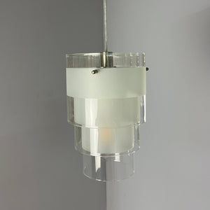 Lamellenlampe Eiszapfen weiß Glas von Markslöjd Sweden