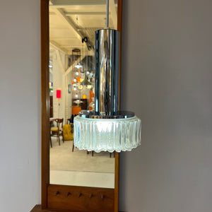 Pendelleuchte Modell P105 Glas Chrom von STAFF