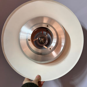 Lamellenlampe Søvaern silber orange von Carl Thore für Granhaga