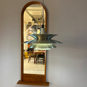 Lamellenlampe silber aus Dänemark