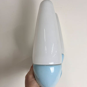 Set: 2x Wandlampe Modell 6035 hellblau von Sigvard Bernadotte für Ifö
