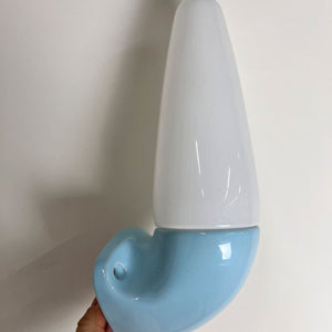 Set: 2x Wandlampe Modell 6035 hellblau von Sigvard Bernadotte für Ifö