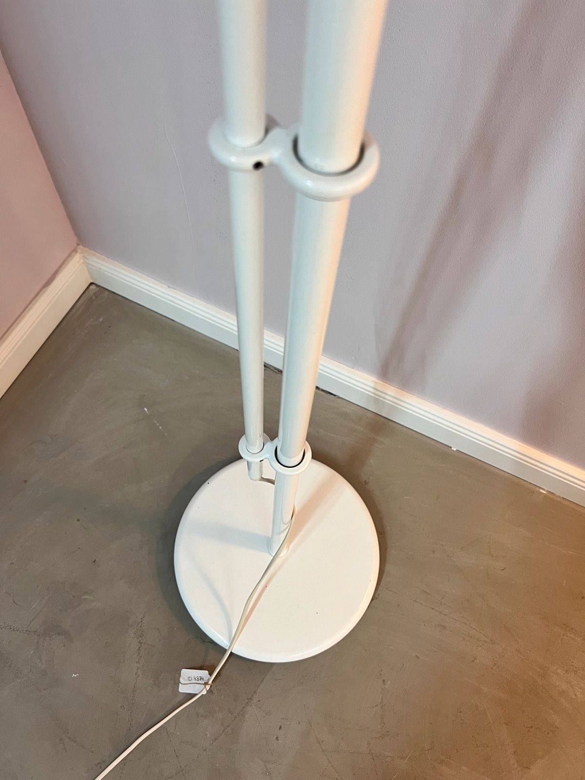 Bogenlampe weiß Metall von Relco Milano