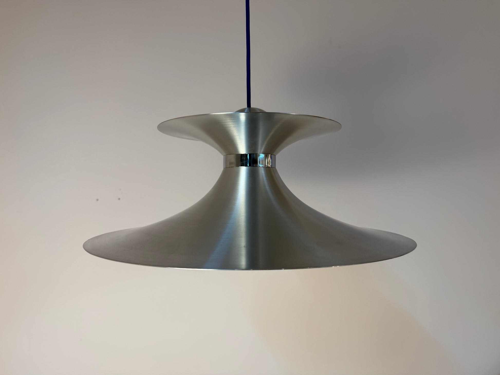 Lamellenlampe silber aus Dänemark