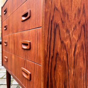 Kommode Teak mit Schloss aus Dänemark
