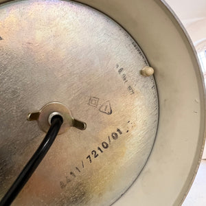 Tischlampe Chrom Opalglas von VEB NARVA