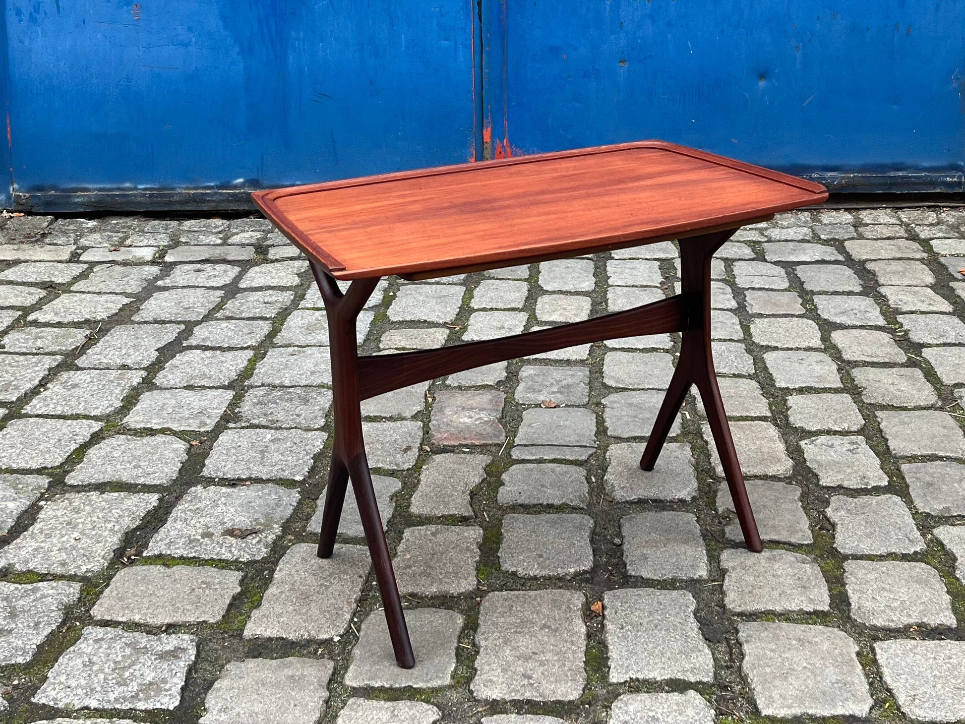 Beistelltisch Teak mit Auszug aus Dänemark