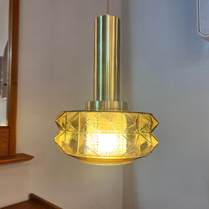 Hängelampe gold Glas von Vitrika