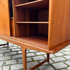 Highboard mit Vitrine Teak aus Dänemark