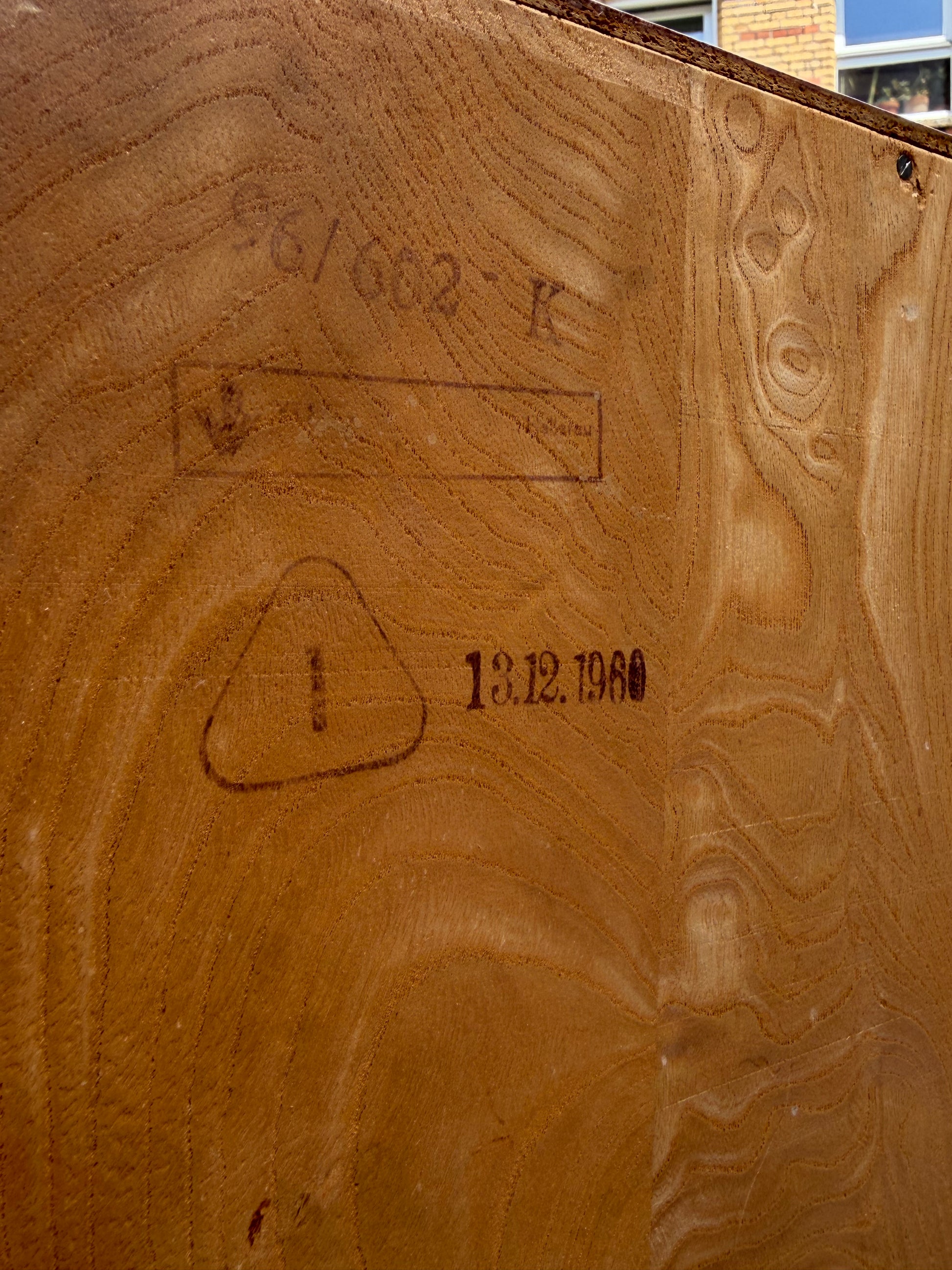 Sideboard Typ 602/K Esche von Franz Ehrlich für Hellerau