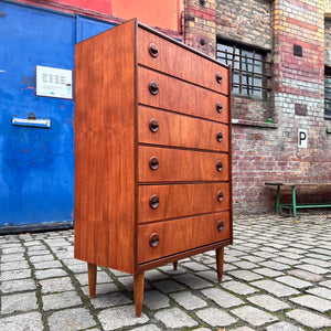 Kommode Teak mit runden Griffen