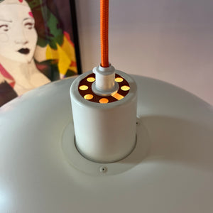 Lamellenlampe PH4 cremeweiß von Poul Henningsen für Louis Poulsen