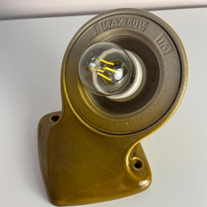 Wandlampe Modell 6030 oliv von Sigvard Bernadotte für Ifö