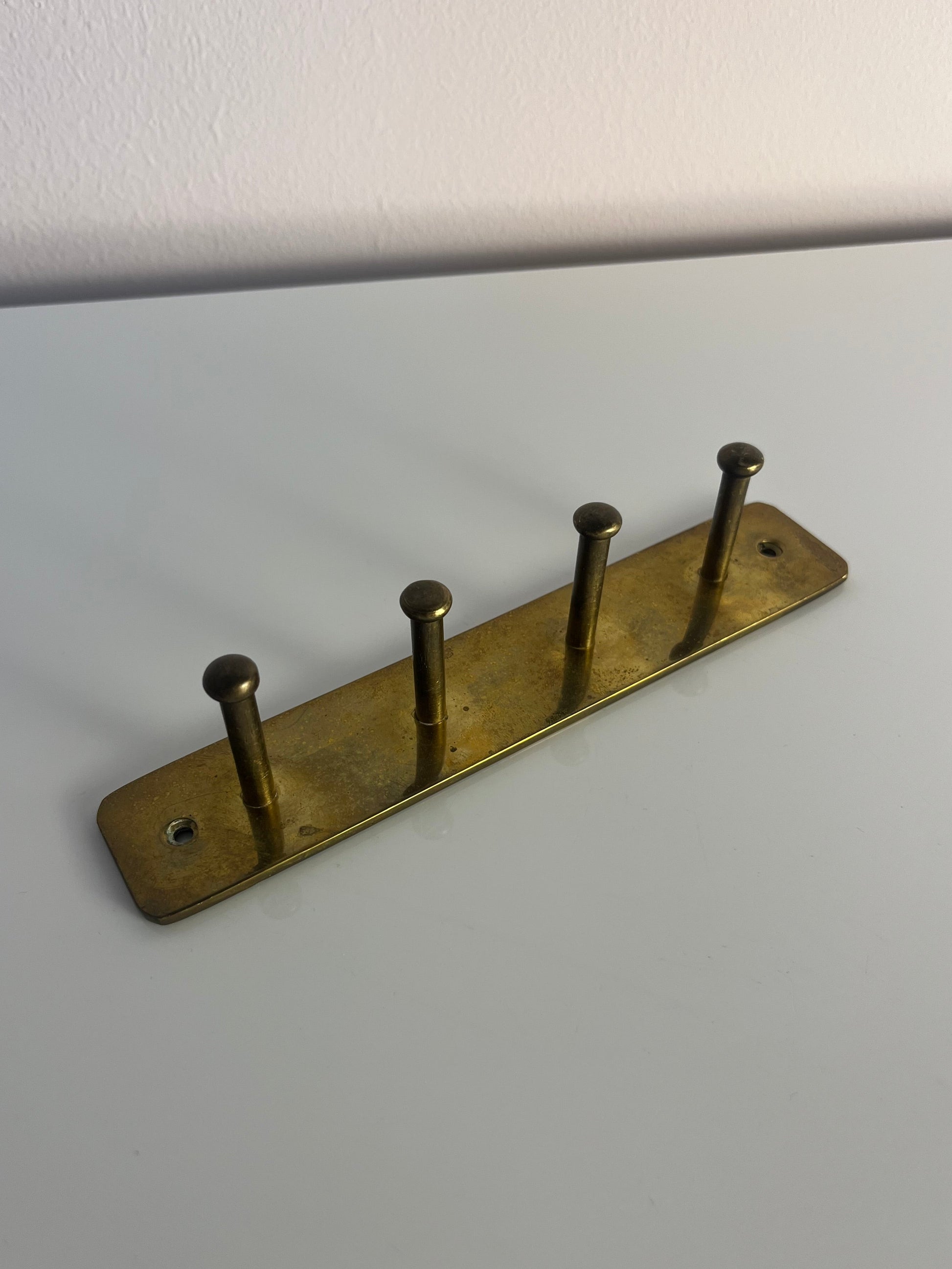 Hakenleiste Messing aus Dänemark
