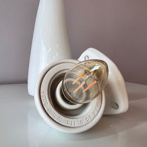 Wandlampe Modell 6035 weiß von Sigvard Bernadotte für Ifö