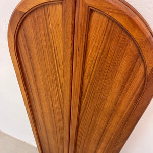 Klappbarer Wandspiegel Teak von Fakse Furniture aus Dänemark