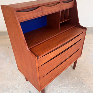 Sekretär Teak mit Schminktisch & Spiegel aus Dänemark