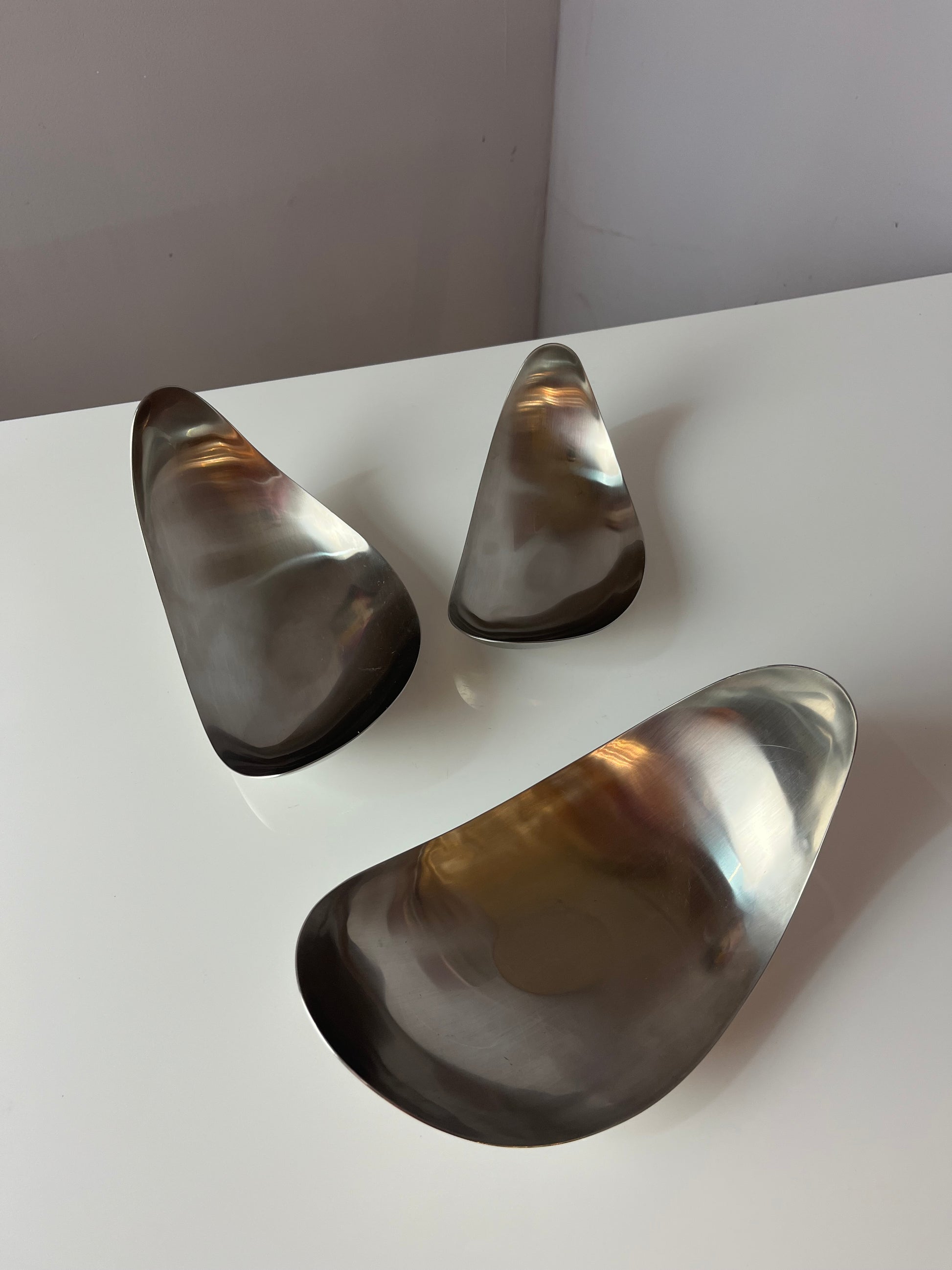 Set: Servierschalen Leaf von Helle Damkjær für Georg Jensen