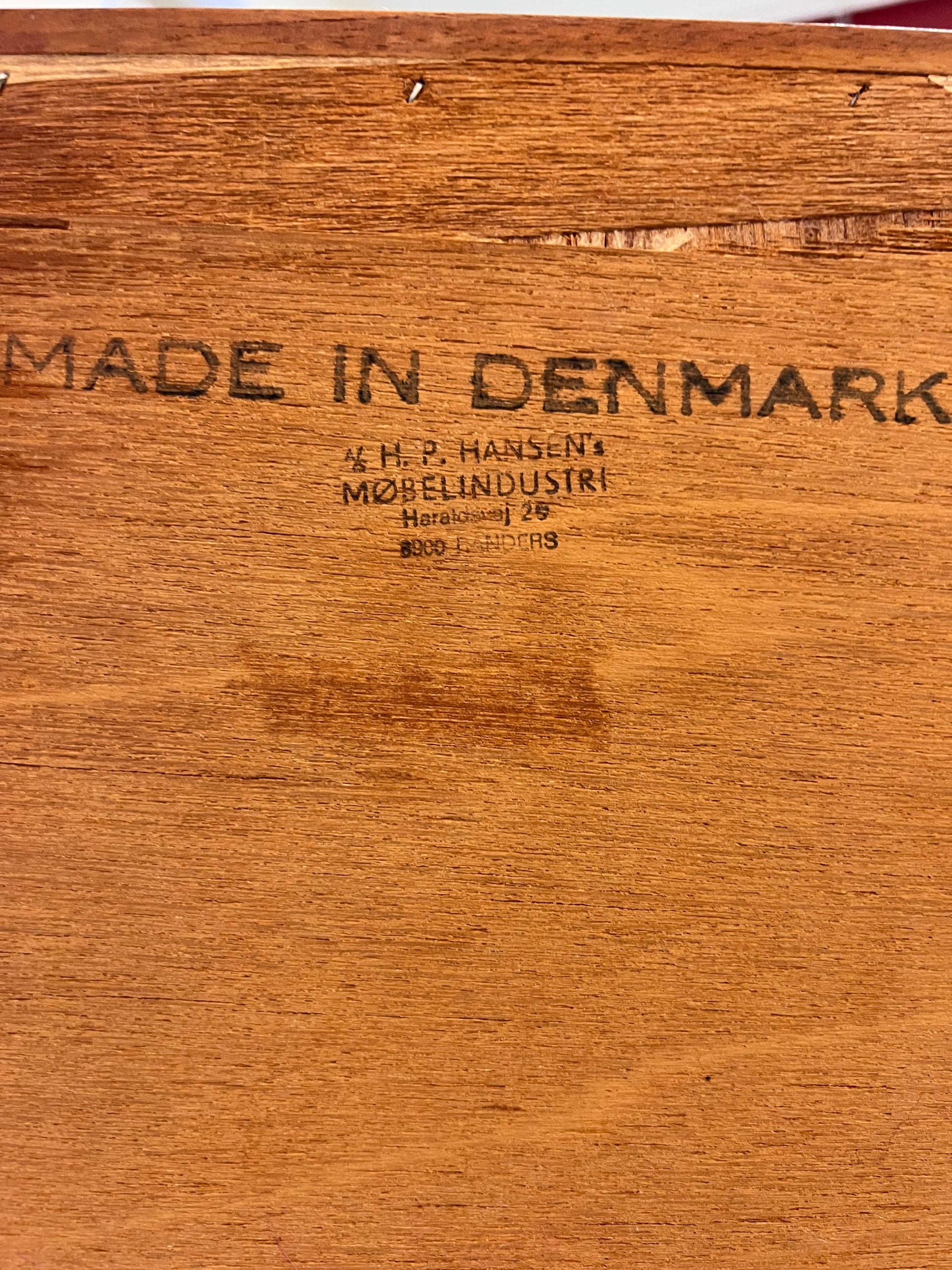 Sideboard Teak von H.P. Hansen - Breite 220 cm