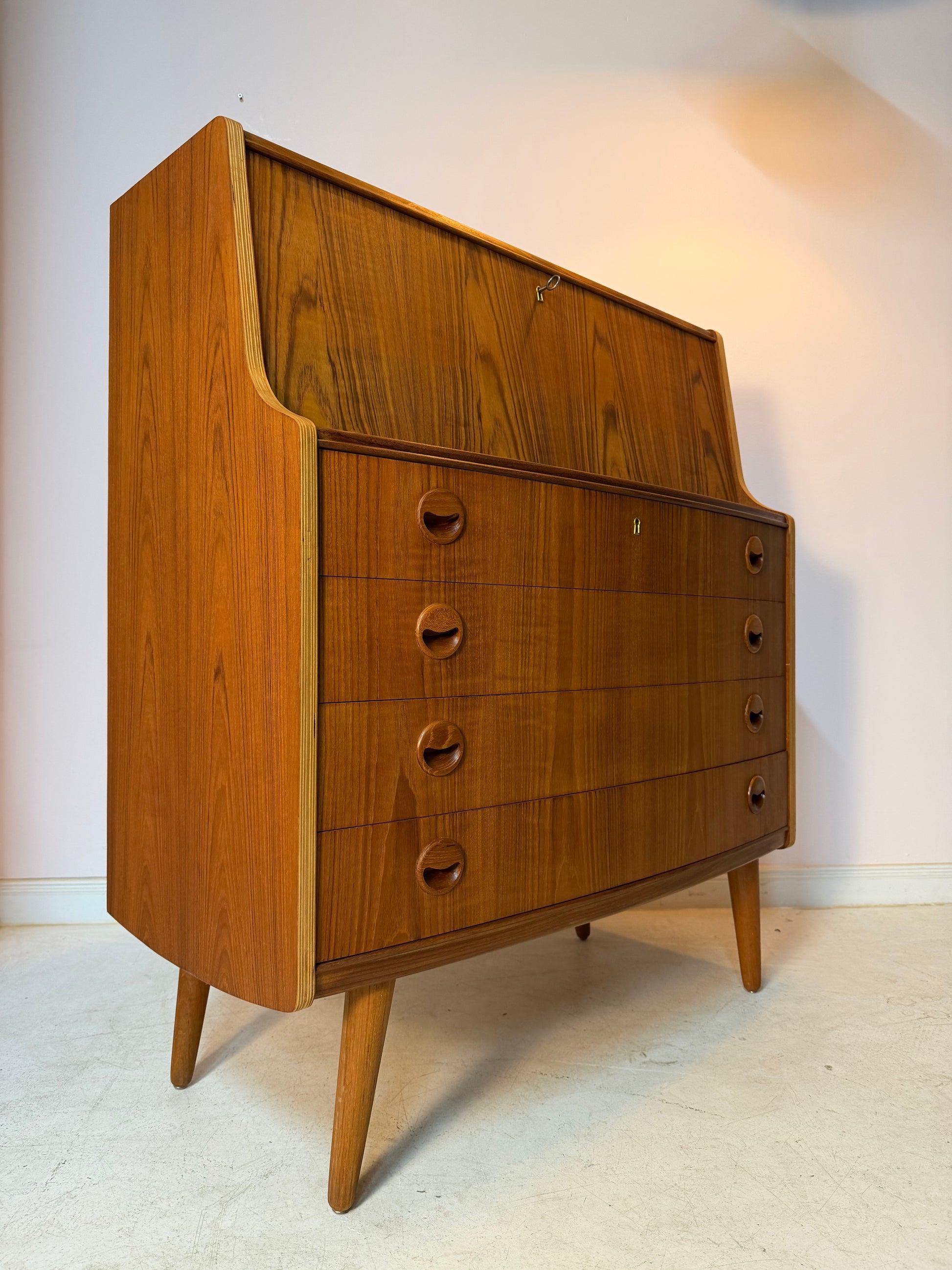 Sekretär Teak aus Dänemark