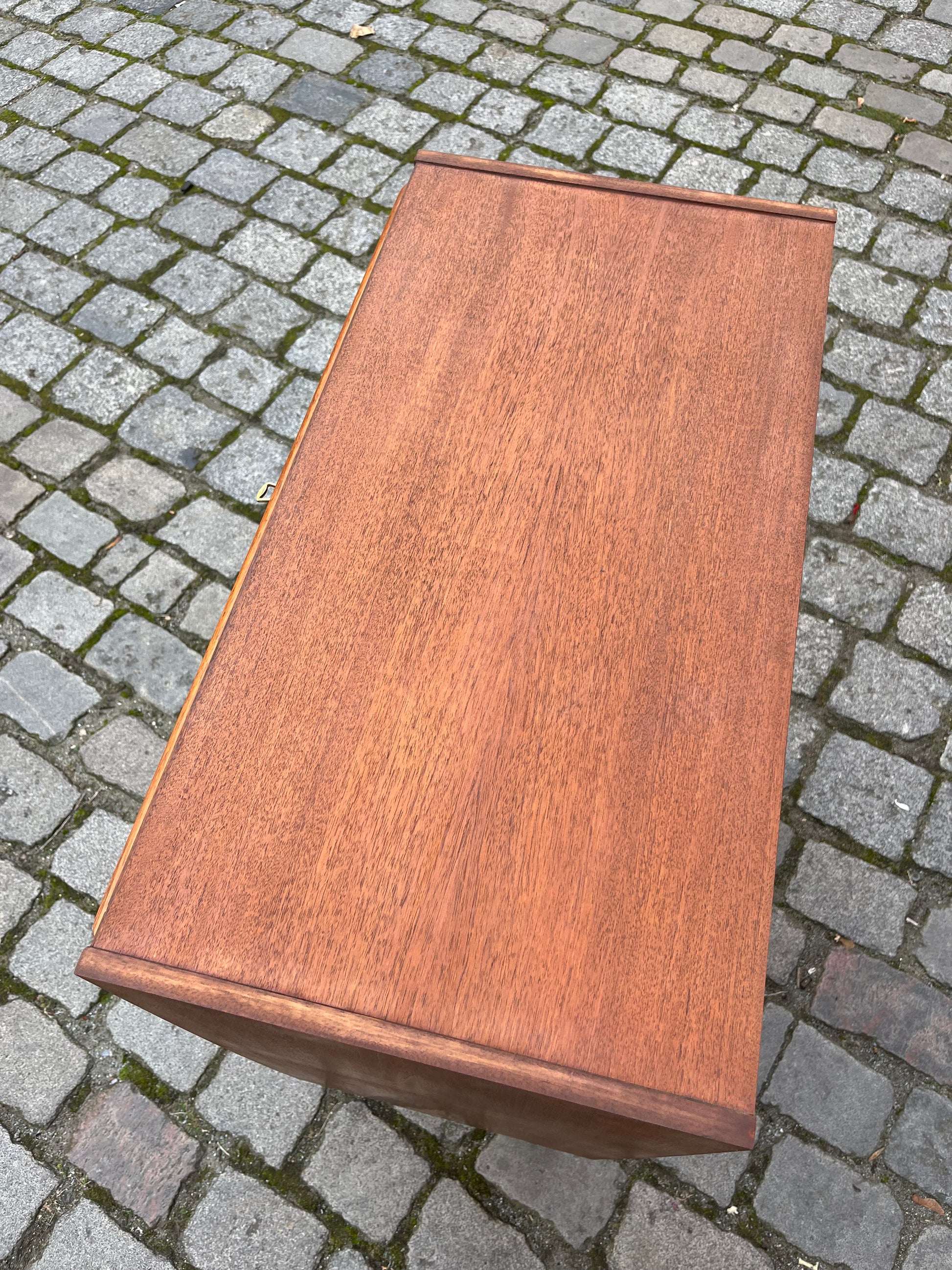 Kommode Teak mit Schloss aus Dänemark