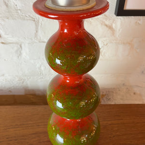 Tischlampe rot grün Bubble Keramik von Kaiser Leuchten