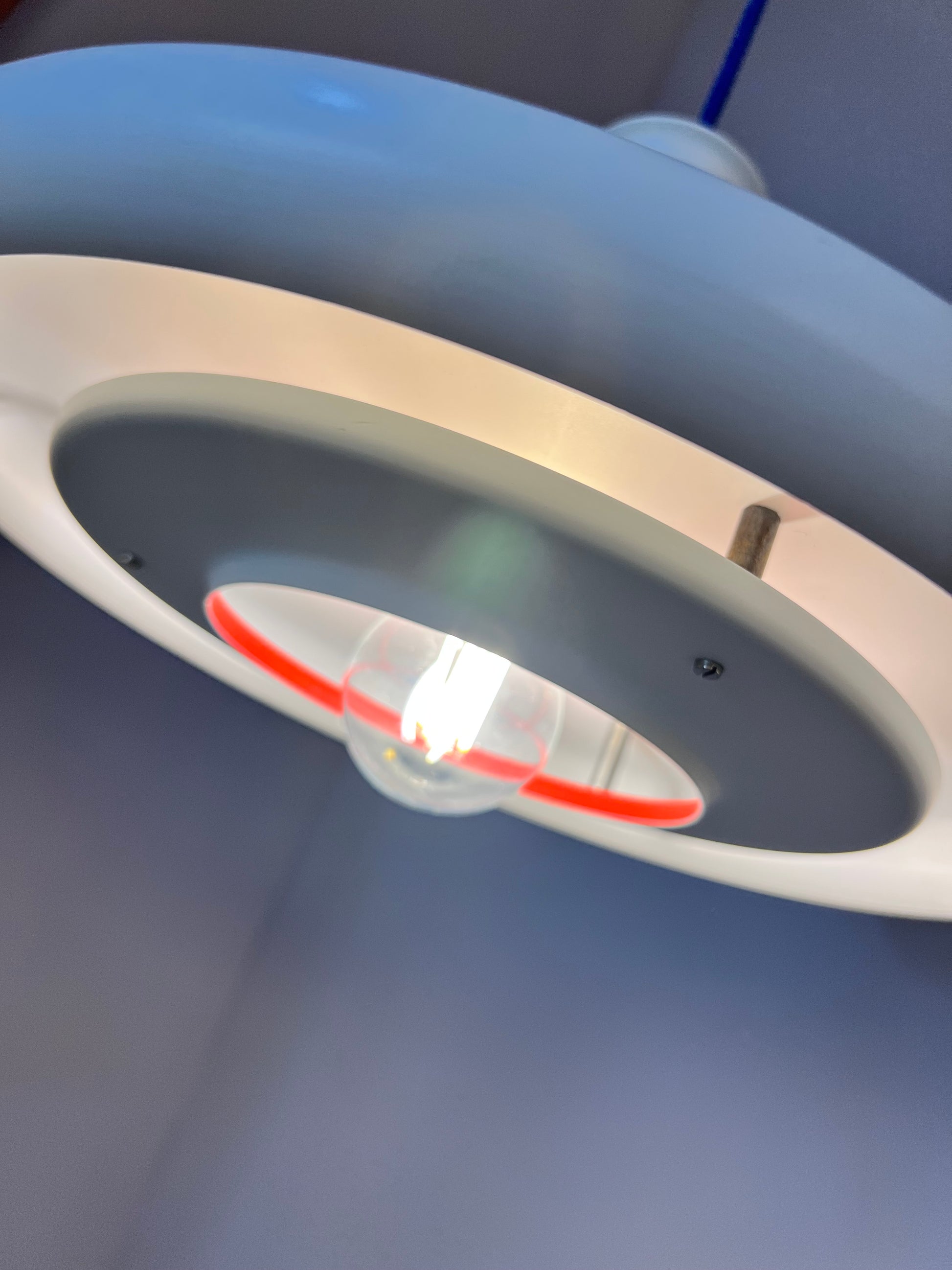 Hängelampe „Optima“ weiß von Hans Due für Fog & Mørup