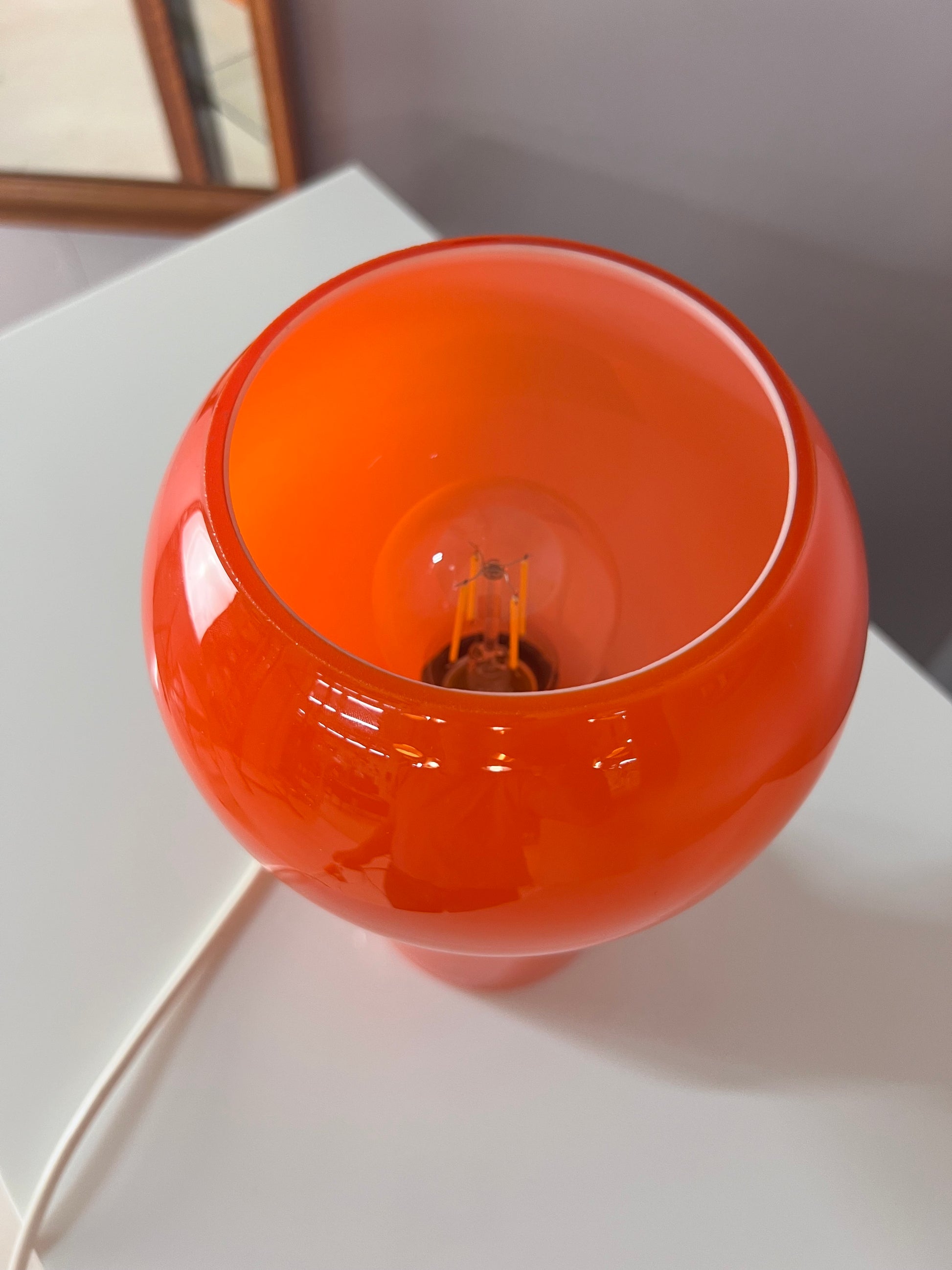Tischlampe orange von Jean-Paul Emonds-Alt für Philips