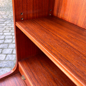 Bücherregal mit Sekretär und Kommode Teak Dänemark