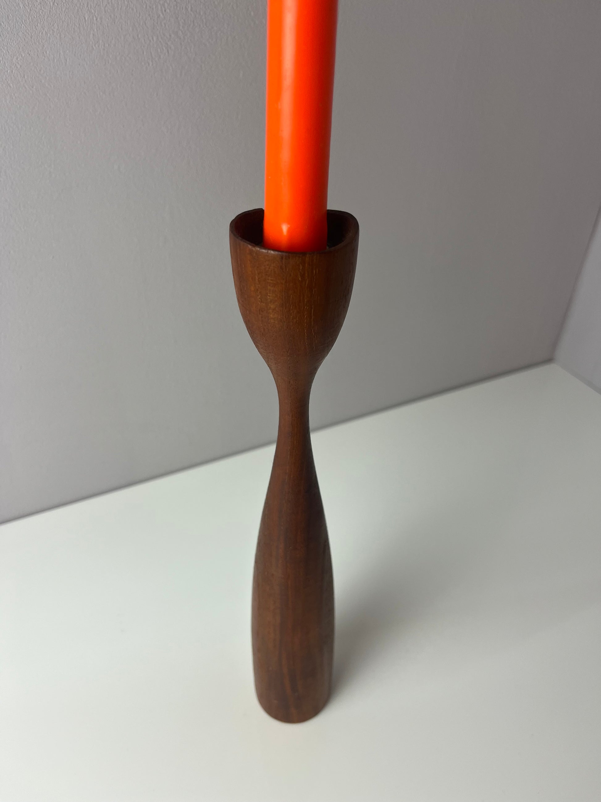 Hoher Kerzenständer Teak