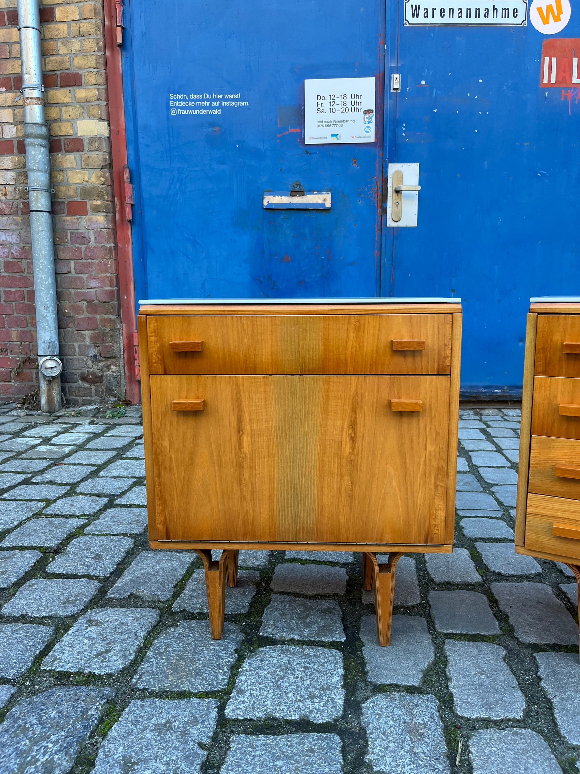 Set: 2 Nachttische von František Mezulánik für Nový Domov